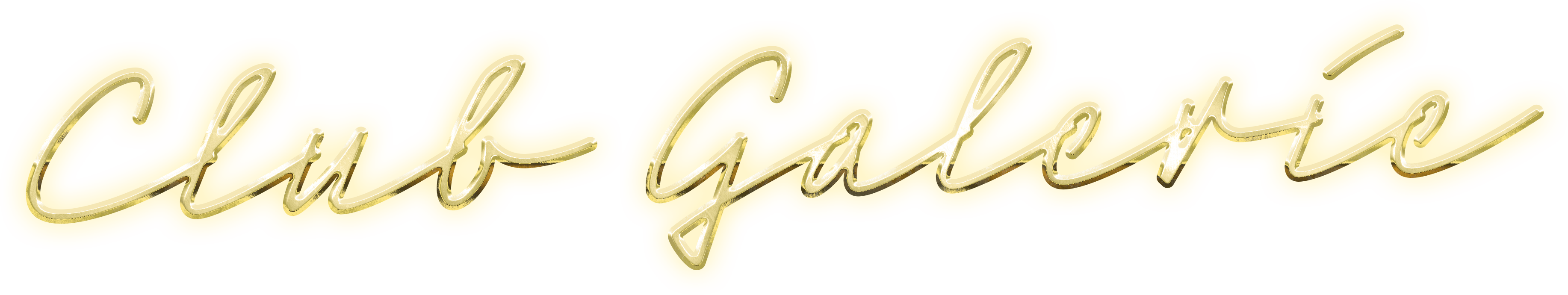 Goldenes Logo vom Club 43